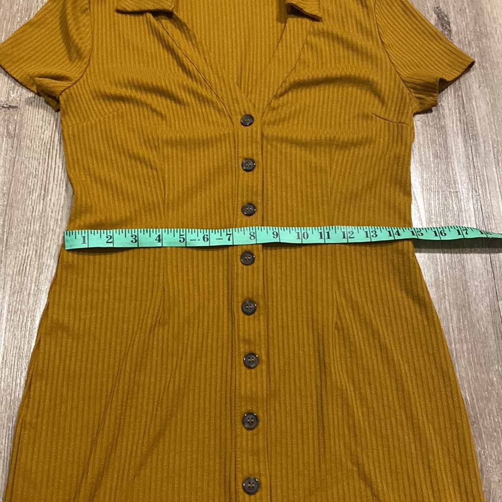 MINKPINK Ribbed Button Front Dress - Picture 6 of 8